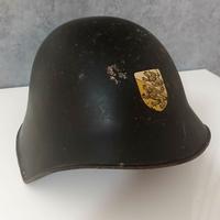 Antico Casco Elmo Elmetto Militare Esercito Svizze