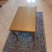 Tavolino salotto oro