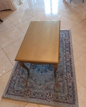 Tavolino salotto oro