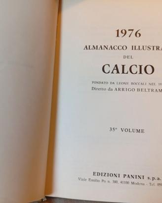ALMANACCO ILLUSTRATO DEL CALCIO ED. PANINI