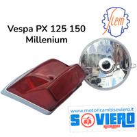 Set Siem Faro e Fanale Posteriore Vespa PX 125 15