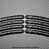 Stickers bordo cerchioni YAMAHA - Logo MT03 3D