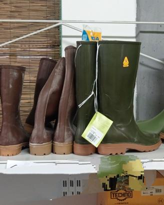 Stivali in gomma e pvc