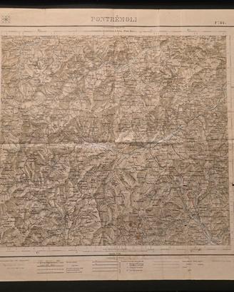 Mappa Pontremoli istituto geografico militare 