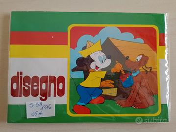 RARITÀ Disney NUOVO Album Disegno  1975/1976