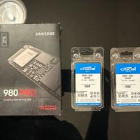 SSD NVMe Samsung 2TB + 32GB RAM DDR4 CRUCIAL