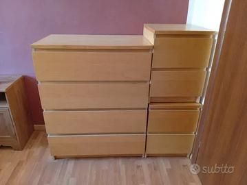 Cassettiera in legno
