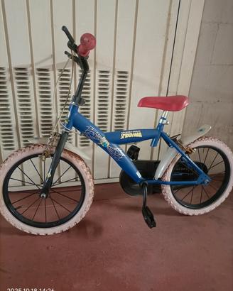 bicicletta spiderman 