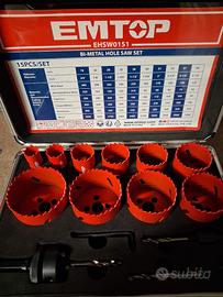 Valigetta completa di seghe a tazza Bi-Metal 