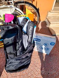 fasciatoio e lettino campeggio