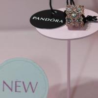 Pandora Charm Eleganza Scintillante Rosa e Bianco