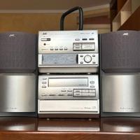 Stereo Hi-Fi JVC EX-TD7 + casse e telecomando