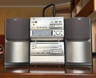 Stereo Hi-Fi JVC EX-TD7 + casse e telecomando