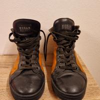 scarpe hogan rebel in pelle