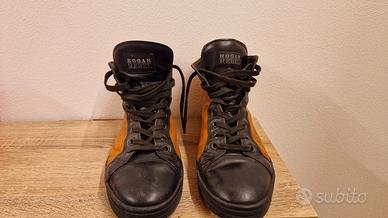 scarpe hogan rebel in pelle