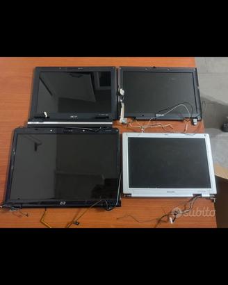 Lotto 4x display per varie portatili