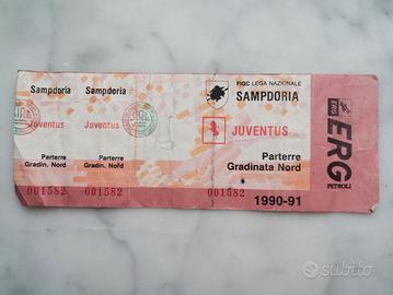 biglietto Juve vintage