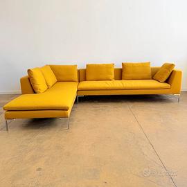 B&B ITALIA Divano CHARLES cotone GIALLO ZAFFERANO
