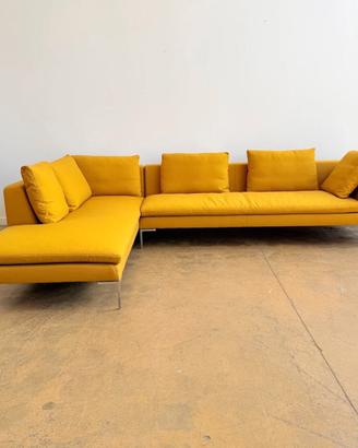 B&B ITALIA Divano CHARLES cotone GIALLO ZAFFERANO