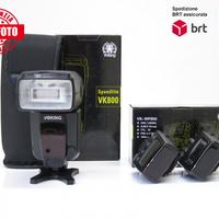 VOKING VK800 FLASH PER NIKON +TRIGGER TTL WF 850 K