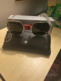 Ray-Ban Jack RB3565 NUOVI Originali Oro G-15