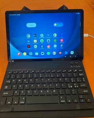 Samsu. tab A9 plus 128 gb, custodia e tastierino