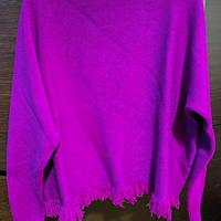 Maglione donna color ciclamino