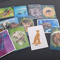 11 figurine animali Panini 