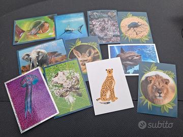 11 figurine animali Panini 