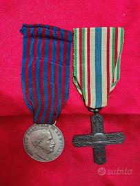 Coppia medaglie commemorative