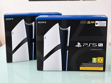 PS5 Pro 2TB nuova sigillata garanzia 1 disponibile