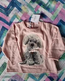 maglione bambina tg. 9 mesi nuovo