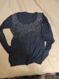 maglia Guess taglia L con brillantini