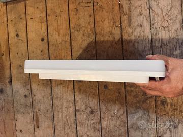Plafoniera LED quadrata bianca da soffitto