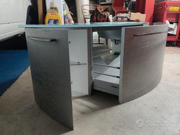 Mobile bagno a mezzaluna
