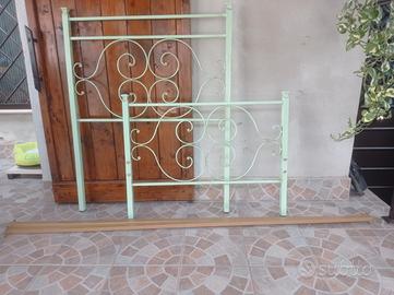 struttura letto singolo vintage 