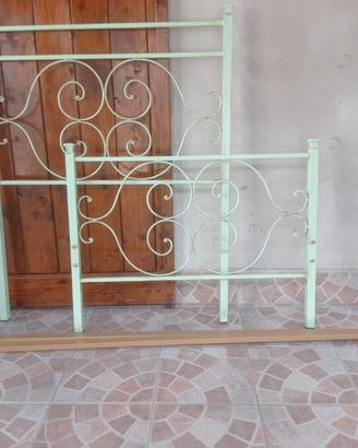 struttura letto singolo vintage 