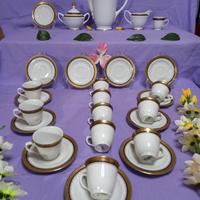 SERVIZIO CAFFÈ COMPLETO DA 12 IN PORCELLANA BAVARI