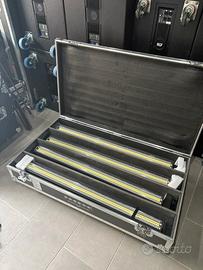 4 LED STROBOBAR 720 W CON STRISCIA LED+FLIGHT CASE