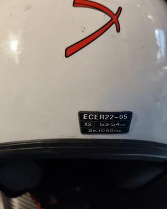 casco moto bambino/a