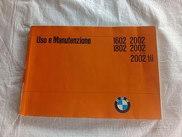 BMW 1602 1802 2002 tii USO MANUTENZIONE 1973