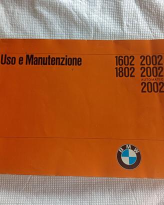 BMW 1602 1802 2002 tii USO MANUTENZIONE 1973