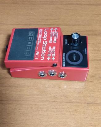 Pedale looper boss RC1 con alimentatore