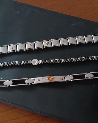 bracciali uomo acciaio 