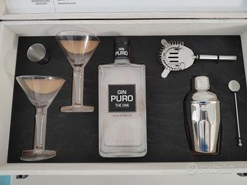 Confezione gin Puro 0,70lt Mixing kit