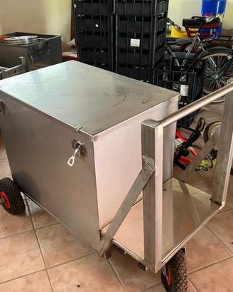 CARRELLO IN ACCIAIO