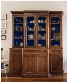 Libreria antica inglese in mogano fine '800