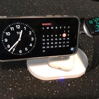 Stazione Di Ricarica Wireless 3 in 1 per iPhone