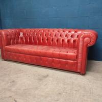 divano Chester Chesterfield inglese vera pelle 