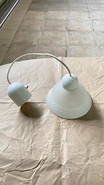 Lampada sospensione in vetro